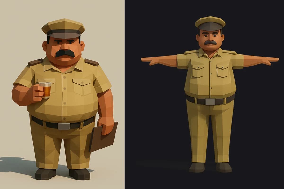 Rigging an AI Image-to-3D Character: The One Blender Step That Makes It Work