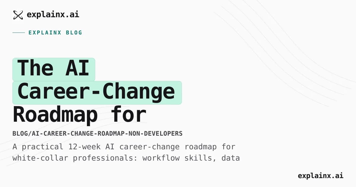 The AI Career-Change Roadmap for Non-Developers