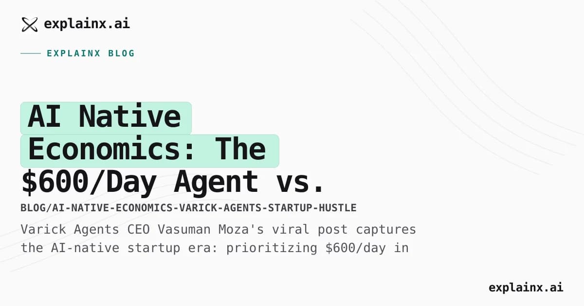 AI Native Economics: The $600/Day Agent vs. The $20 Meal Limit