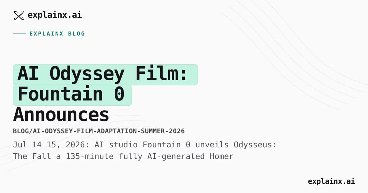 AI Odyssey Film: Fountain 0 Announces Odysseus: The Fall for Summer 2026