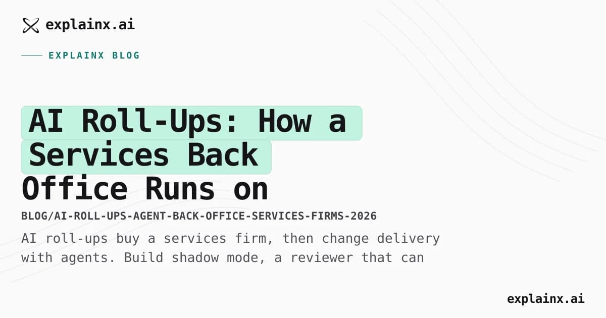 AI Roll-Ups: How a Services Back Office Runs on Agents