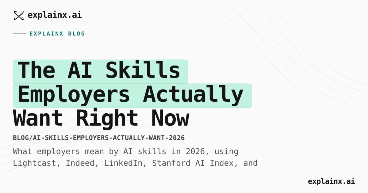 The AI Skills Employers Actually Want Right Now