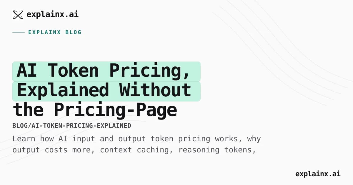 AI Token Pricing, Explained Without the Pricing-Page Fog