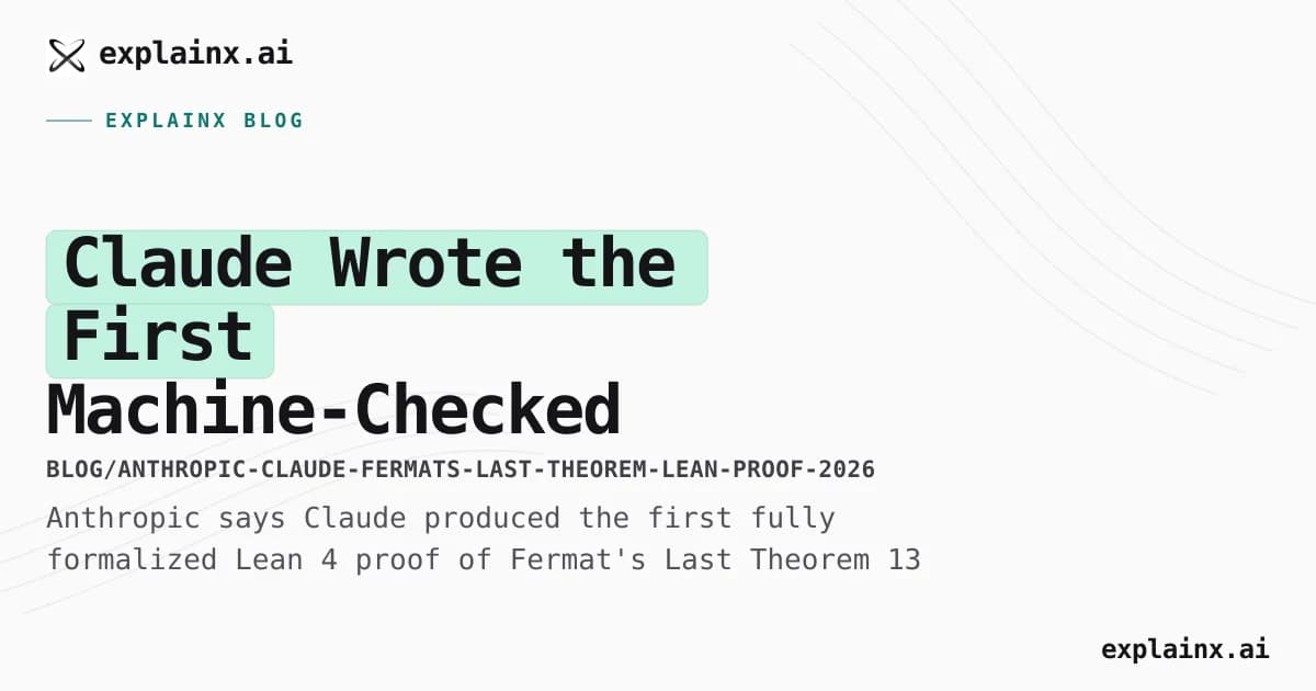 Claude Wrote the First Machine-Checked Proof of Fermat's Last Theorem