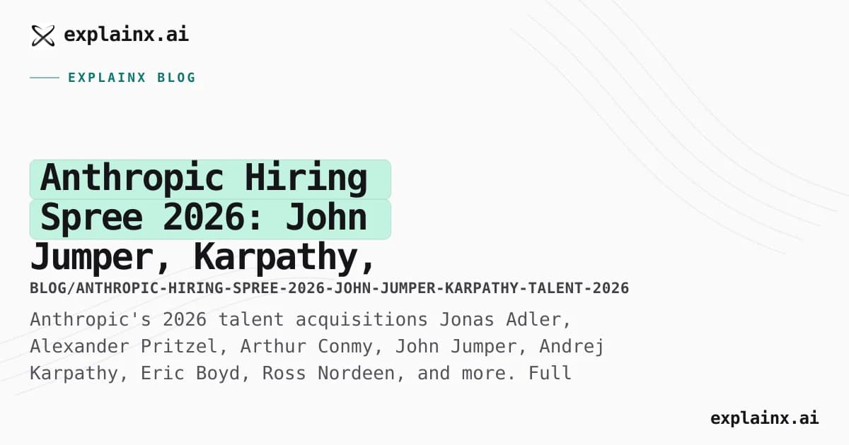 Anthropic Hiring Spree 2026: John Jumper, Karpathy, and Every Major Hire From Google, OpenAI, xAI & Microsoft