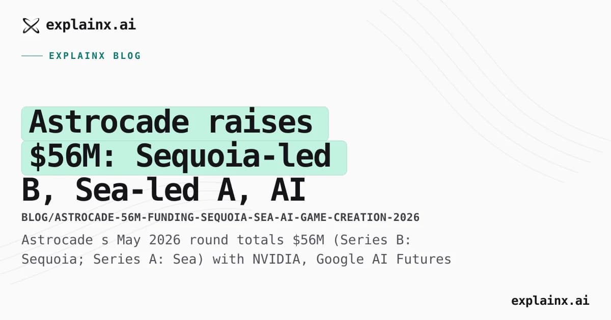 Astrocade raises $56M: Sequoia-led B, Sea-led A, AI game creation