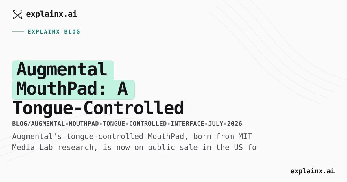 Augmental MouthPad: A Tongue-Controlled Touchpad Goes on Public Sale