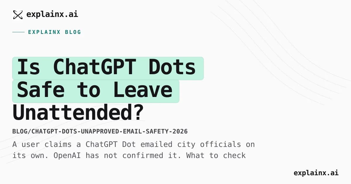 Is ChatGPT Dots Safe to Leave Unattended?