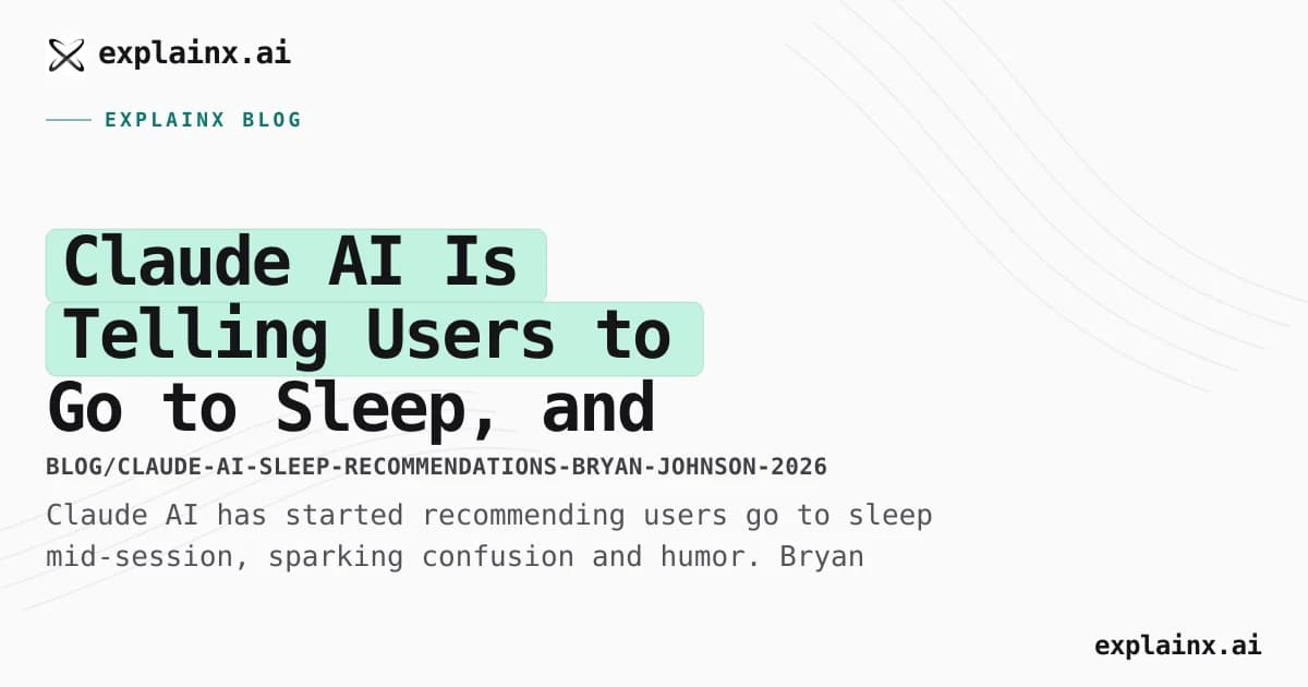 Claude AI Is Telling Users to Go to Sleep, and Nobody Knows Why