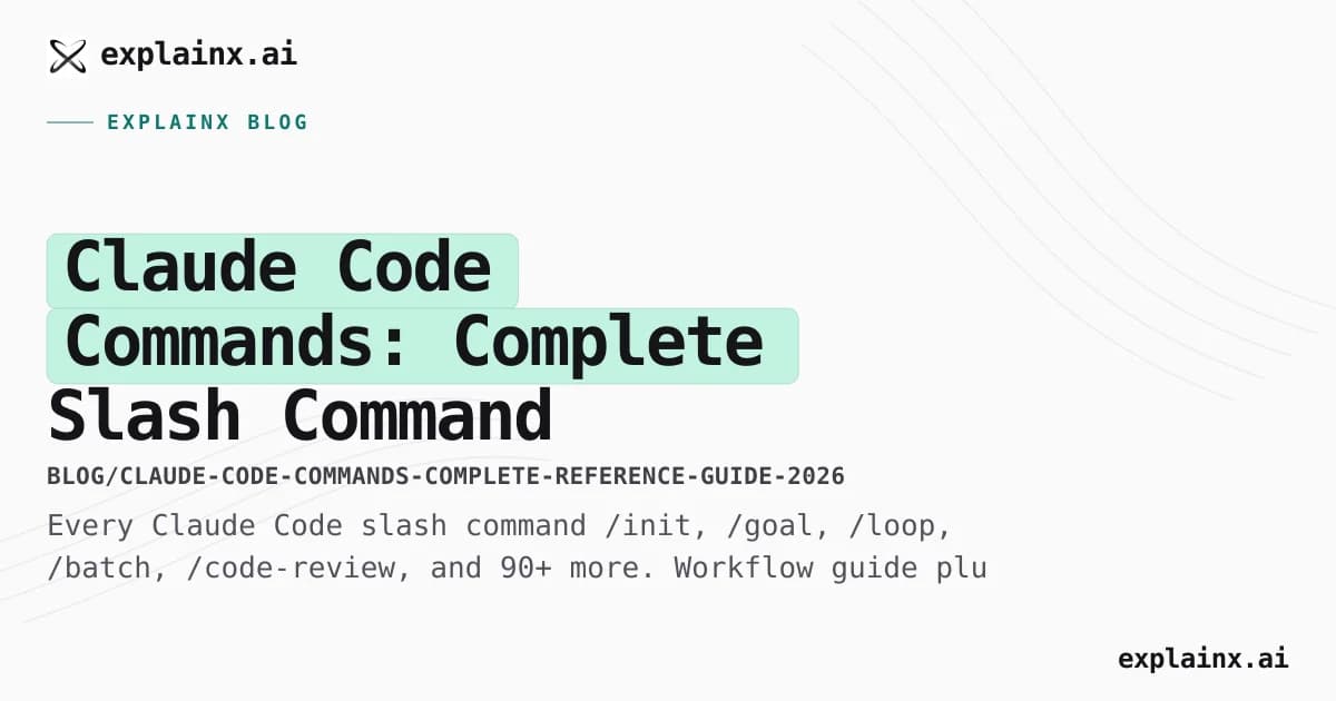 Claude Code Commands: Complete Slash Command Reference (2026)