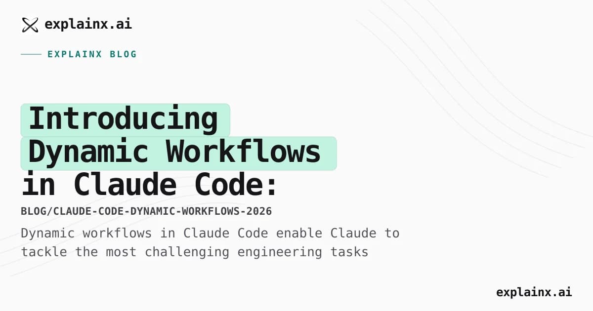 Introducing Dynamic Workflows in Claude Code: Quarter-Long Work in Days