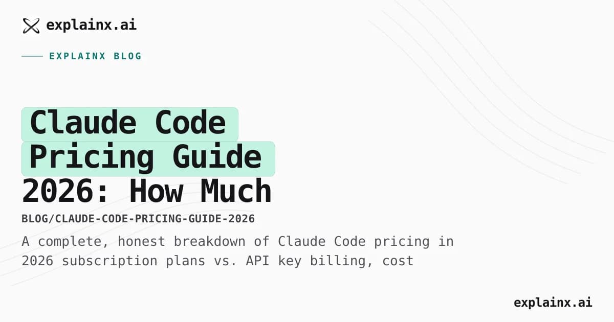Claude Code Pricing Guide 2026: How Much Does It Actually Cost?