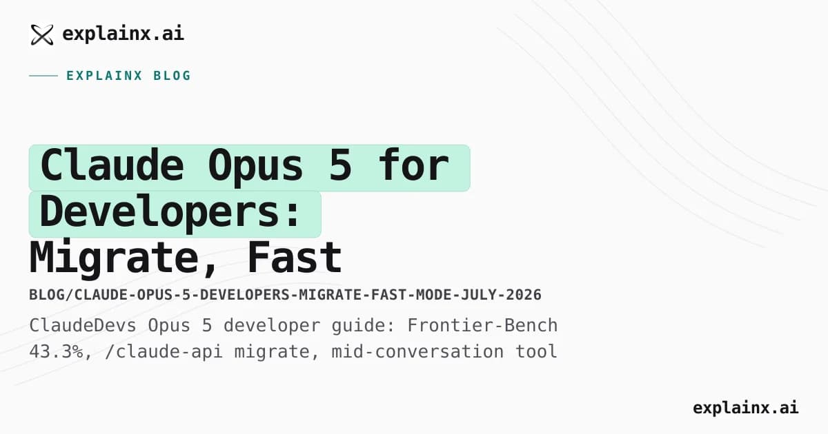 Claude Opus 5 for Developers: Migrate, Fast Mode, Effort