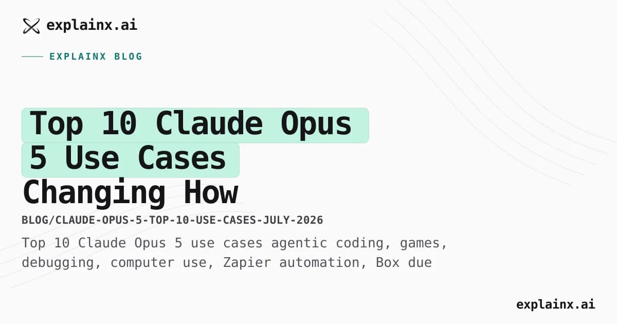Top 10 Claude Opus 5 Use Cases Changing How People Work