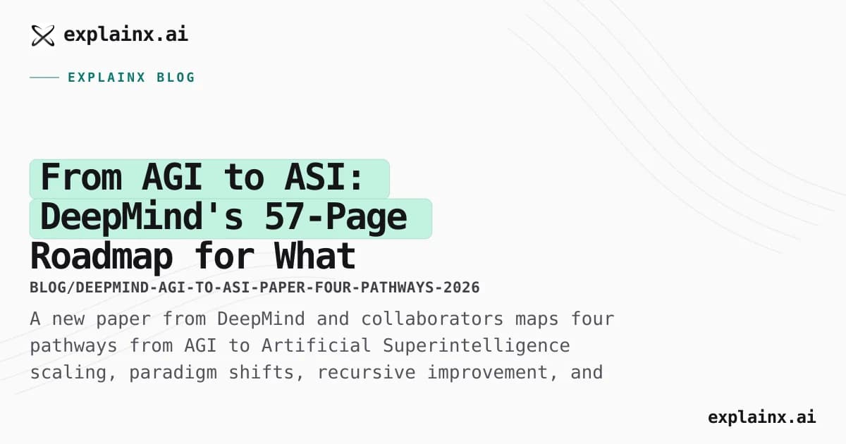 From AGI to ASI: DeepMind's 57-Page Roadmap for What Comes After Human-Level AI