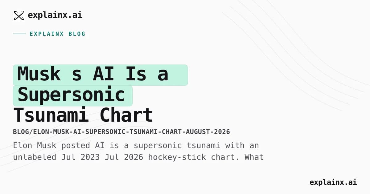 Musk’s “AI Is a Supersonic Tsunami” Chart — and the Missing Axes