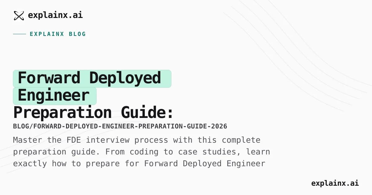 Forward Deployed Engineer Preparation Guide: Complete Interview & Career Path Roadmap 2026