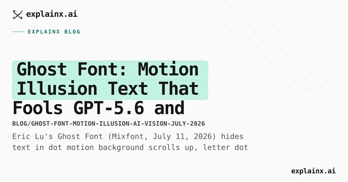 Ghost Font: Motion Illusion Text That Fools GPT-5.6 and Fable 5