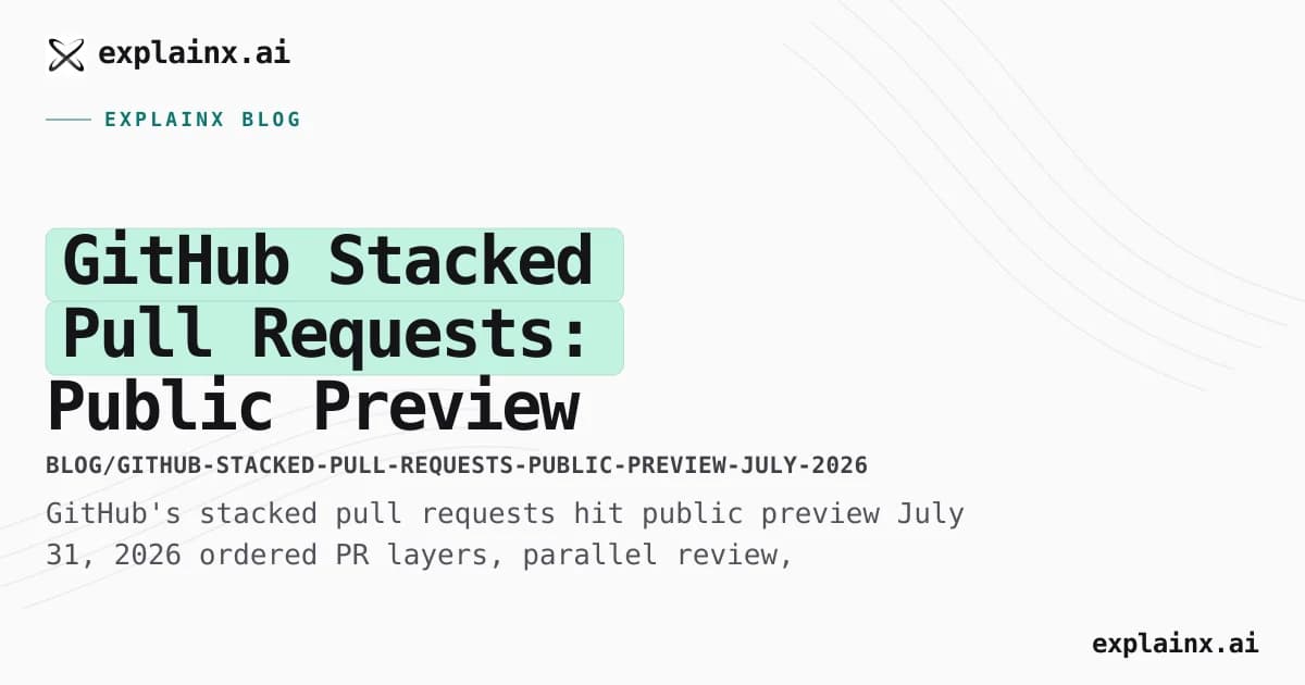 GitHub Stacked Pull Requests: Public Preview Explained