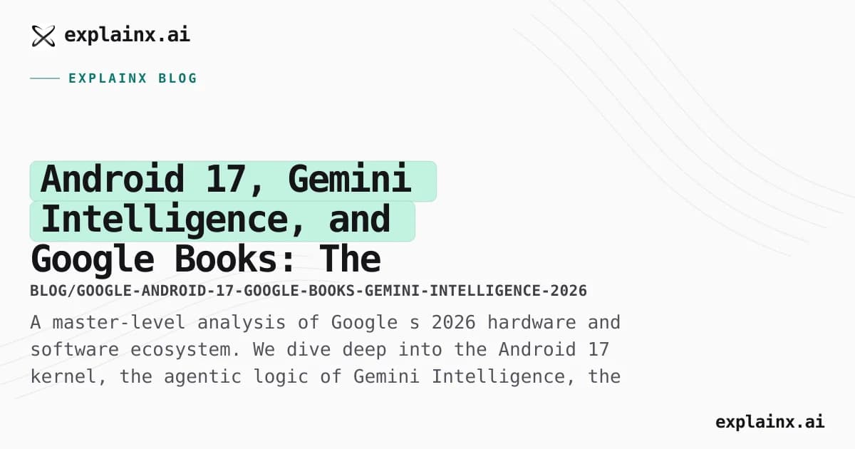 Android 17, Gemini Intelligence, and Google Books: The 5,000+ Word Definitive Encyclopedia of the 2026 Google OS Revolution