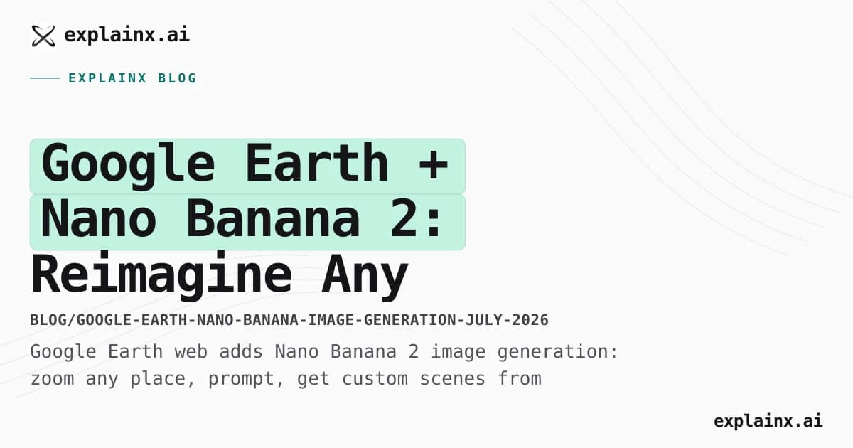 Google Earth + Nano Banana 2: Reimagine Any Place