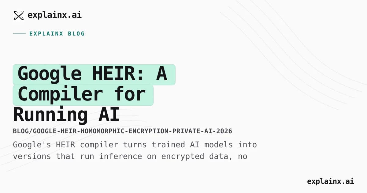 Google HEIR: A Compiler for Running AI Inference on Encrypted Data