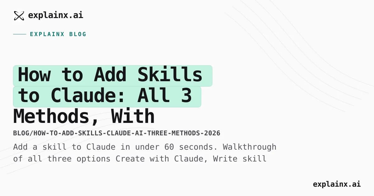 How to Add Skills to Claude: All 3 Methods, With Screenshots