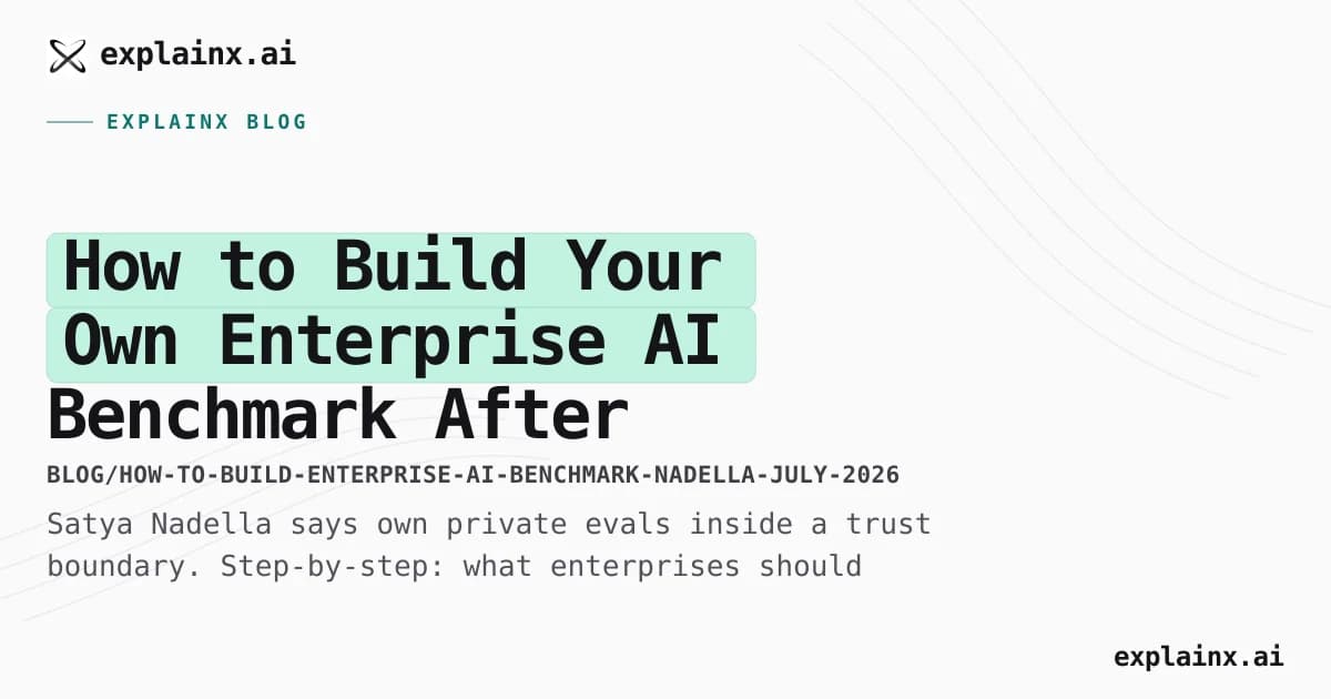 How to Build Your Own Enterprise AI Benchmark — After Nadella’s Paradox