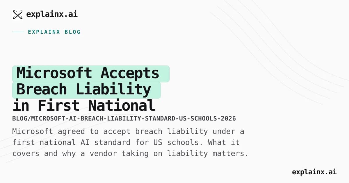 Microsoft Accepts Breach Liability in First National AI Standard for US Schools