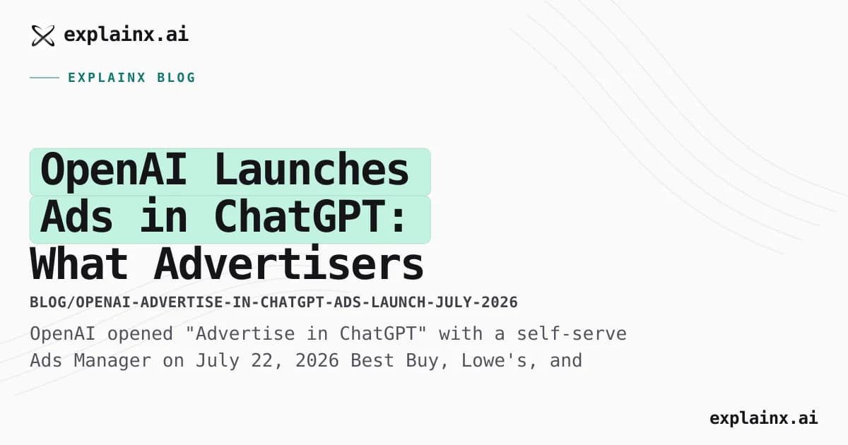 OpenAI Launches Ads in ChatGPT: What Advertisers and Users Should Know