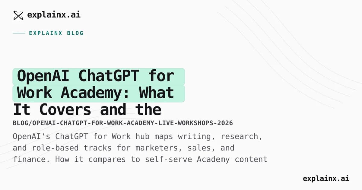OpenAI ChatGPT for Work Academy: What It Covers and the Best Live Alternative