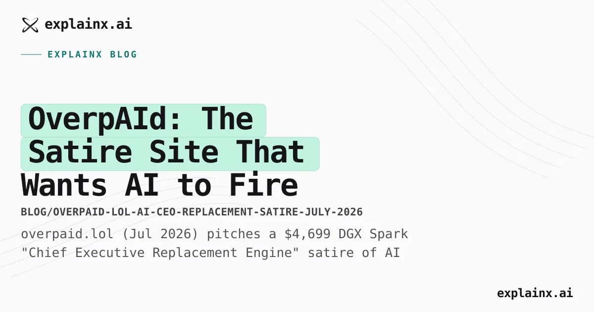 OverpAId: The Satire Site That Wants AI to Fire Your CEO