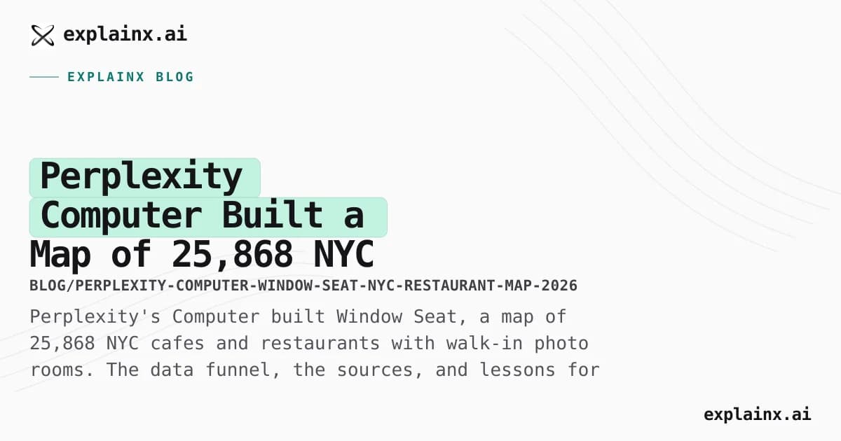 Perplexity Computer Built a Map of 25,868 NYC Restaurants: Where the Data Came From and What It Shows