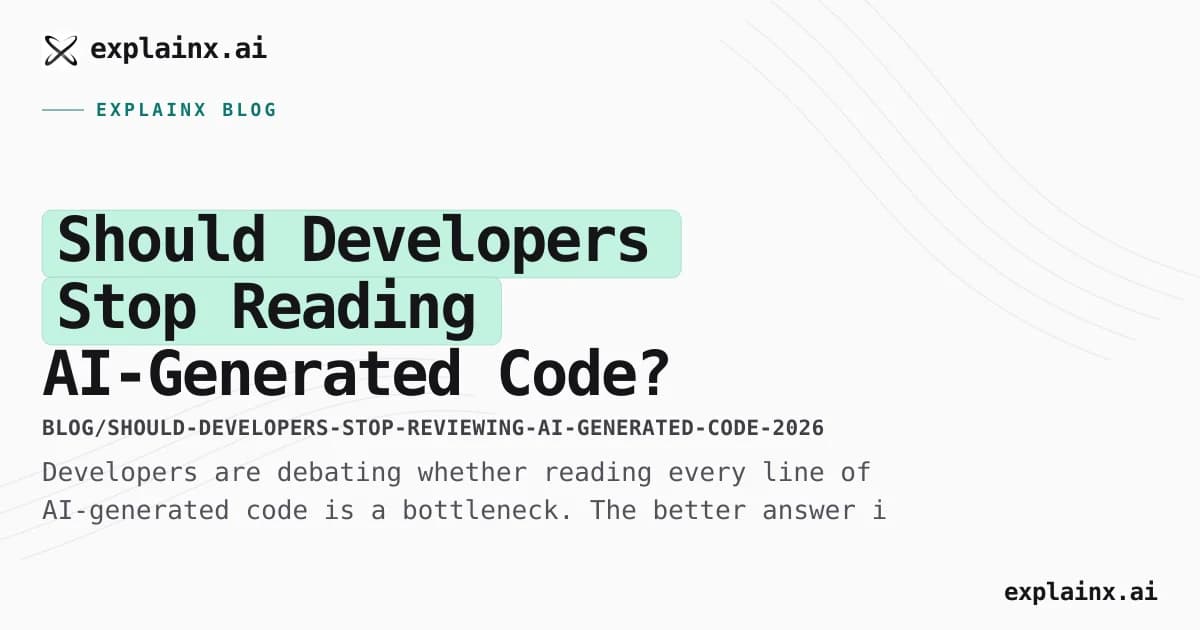 Should Developers Stop Reading AI-Generated Code? The Review Debate