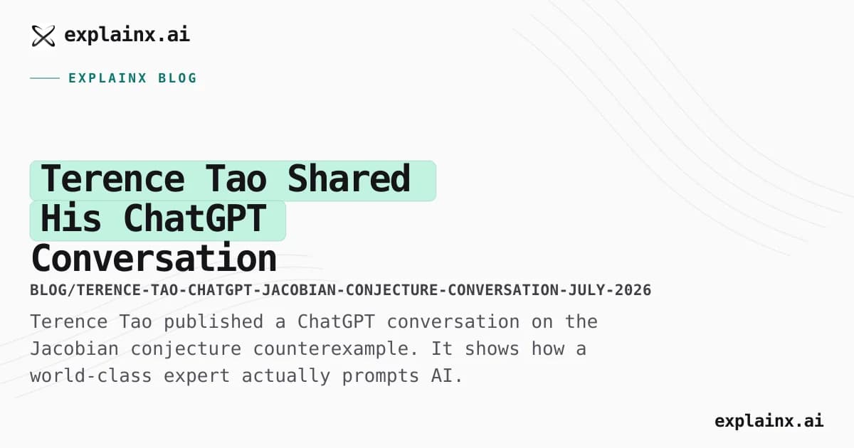 Terence Tao Shared His ChatGPT Conversation — Here's What It Shows About Using AI as an Expert