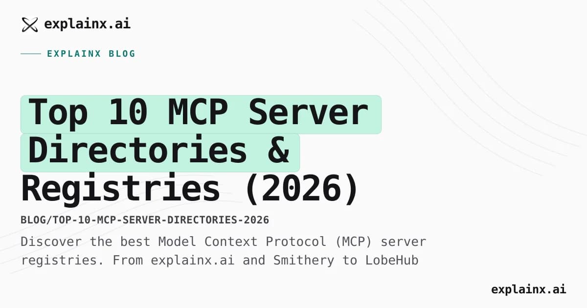 Top 10 MCP Server Directories & Registries (2026)
