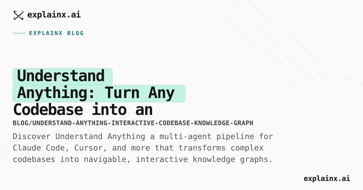 Understand Anything: Turn Any Codebase into an Interactive Knowledge Graph