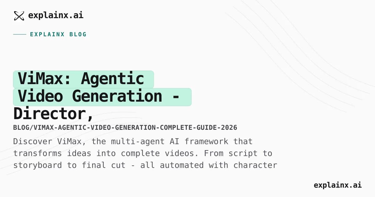 ViMax: Agentic Video Generation - Director, Screenwriter & Producer All-in-One (2026)