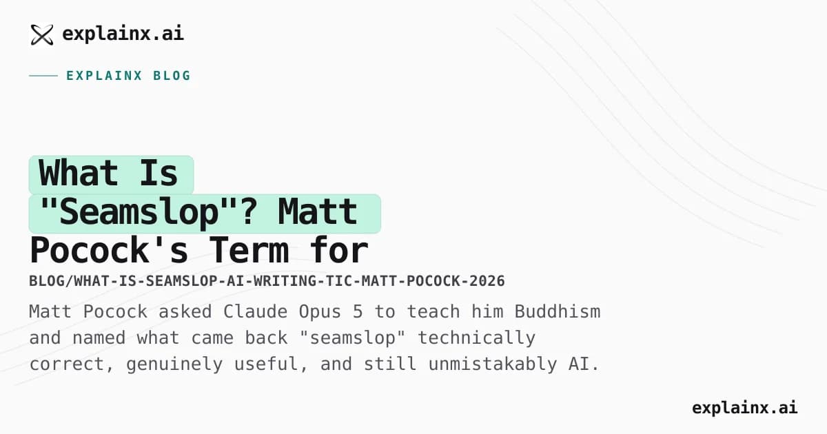 What Is "Seamslop"? Matt Pocock's Term for AI Writing That's Technically Right But Feels Off