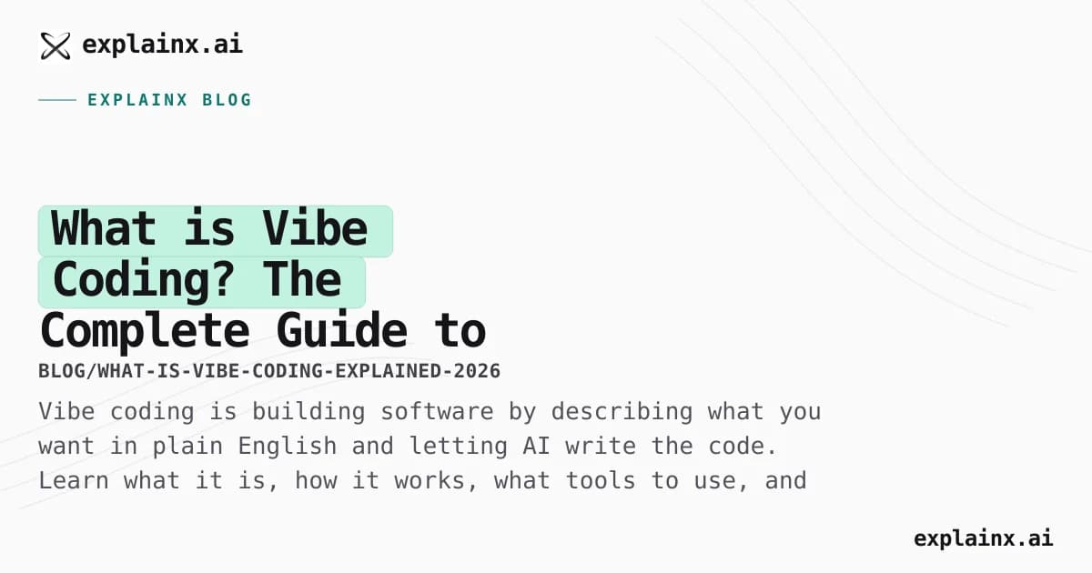 What is Vibe Coding? The Complete Guide to AI-Assisted Development (2026)