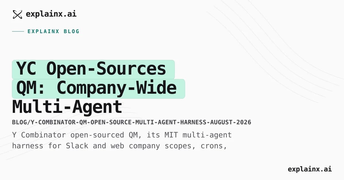 YC Open-Sources QM: Company-Wide Multi-Agent Harness