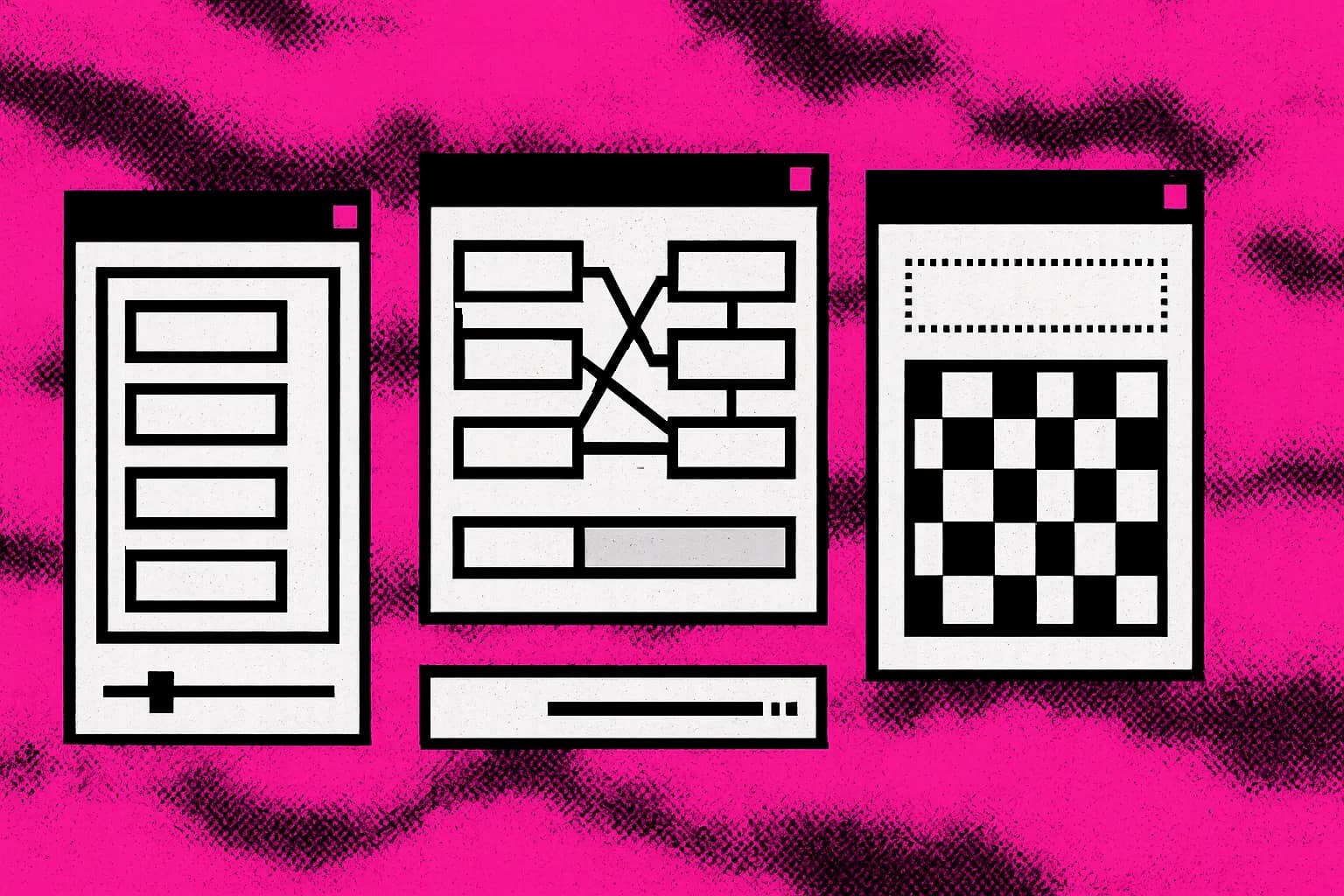 Retro desktop window reordering a ranked list of results by score