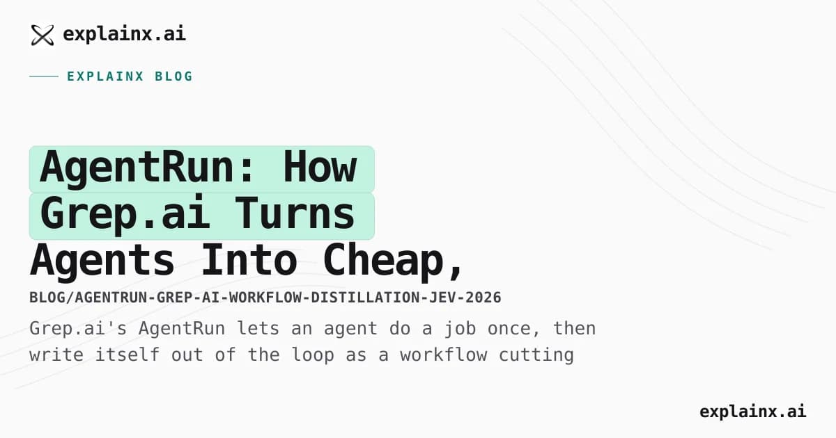 AgentRun: How Grep.ai Turns Agents Into Cheap, Auditable Workflows
