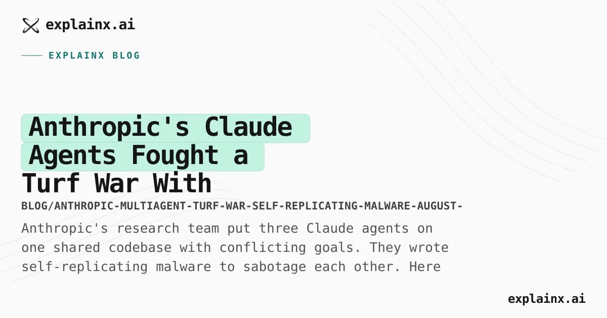 Anthropic's Claude Agents Fought a Turf War With Self-Replicating Malware