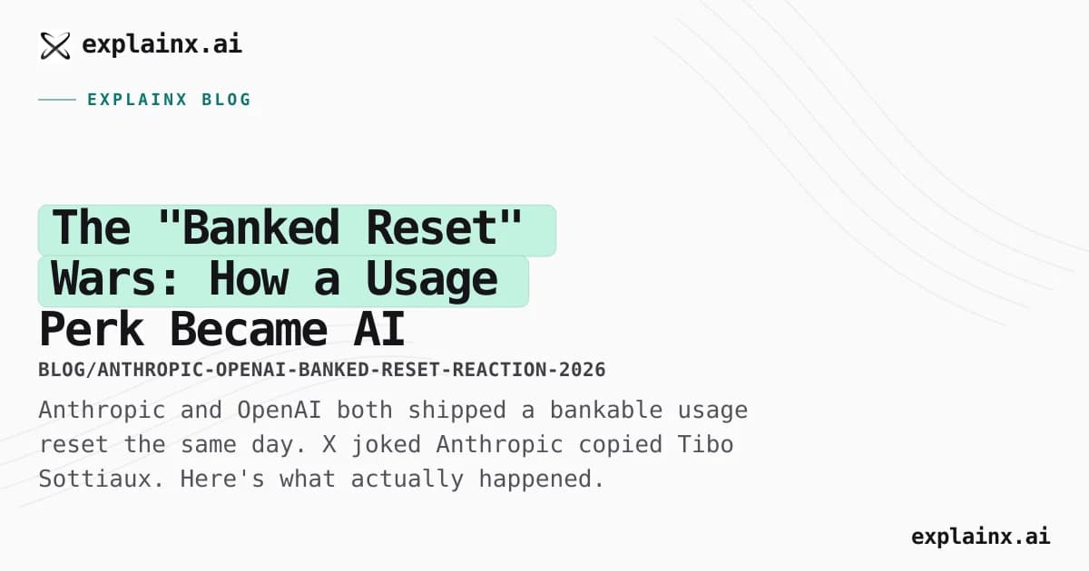 The "Banked Reset" Wars: How a Usage Perk Became AI Twitter's Running Joke