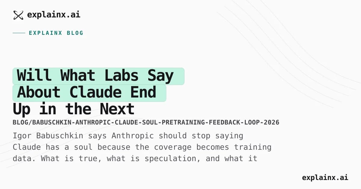 Will What Labs Say About Claude End Up in the Next Claude? The Babuschkin Argument