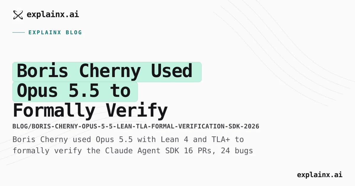 Boris Cherny Used Opus 5.5 to Formally Verify the Claude Agent SDK