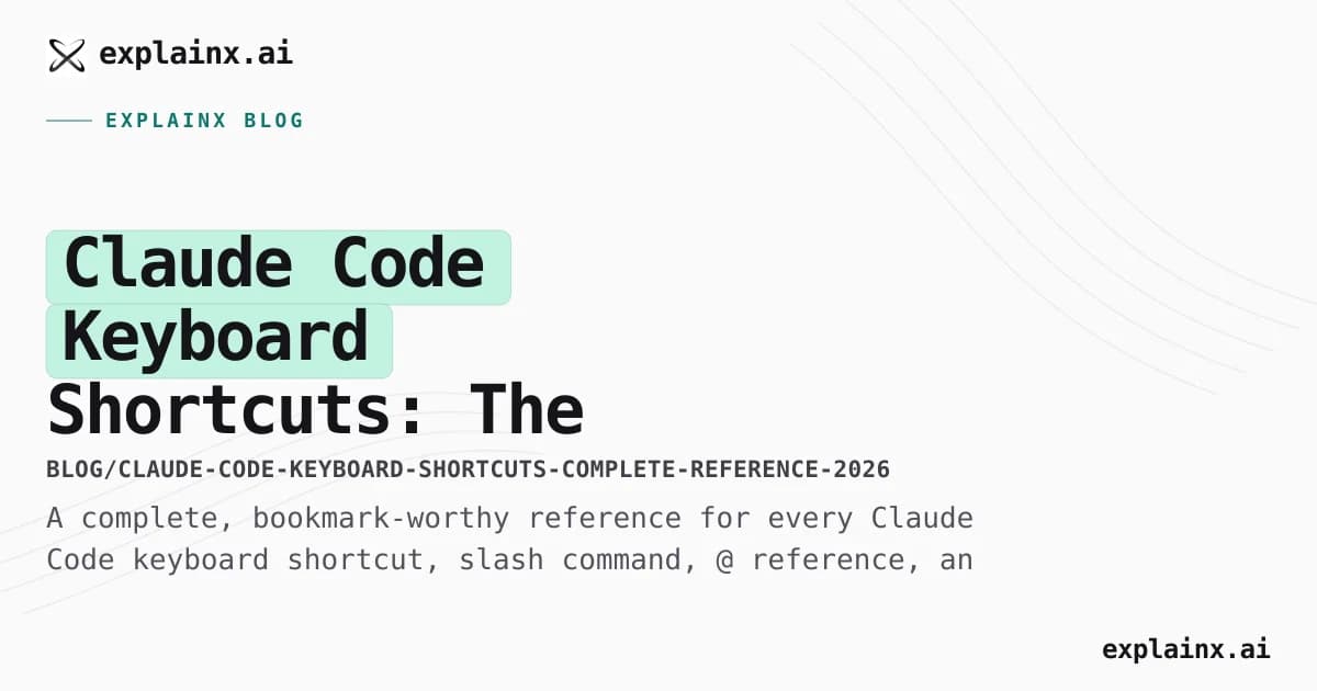 Claude Code Keyboard Shortcuts: The Complete Reference (2026)