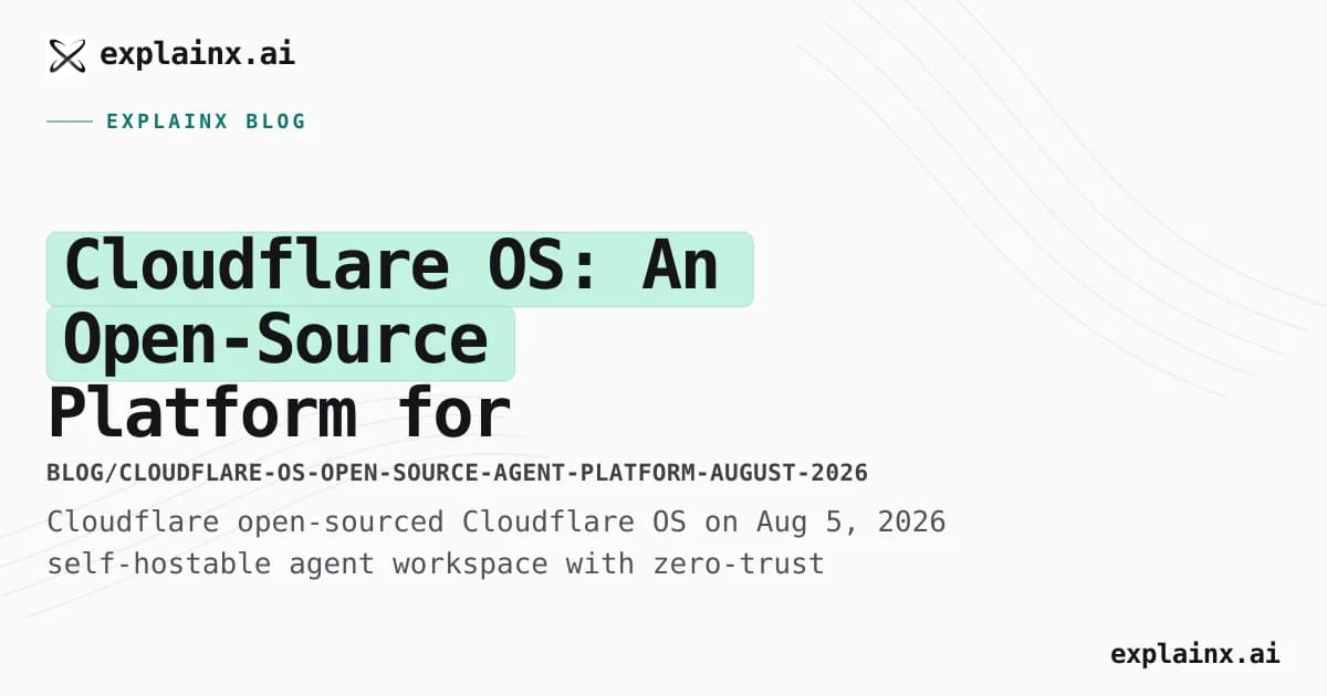 Cloudflare OS: An Open-Source Platform for Agents, Apps, and Work