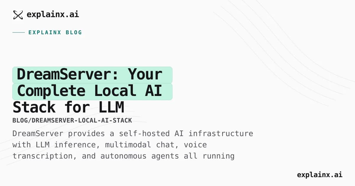 DreamServer: Your Complete Local AI Stack for LLM Inference, Chat, and Voice